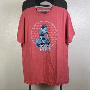 Cowboy Bebop Spike Spiegel Mens T-Shirt Graphic Red T-Shirt Size L
